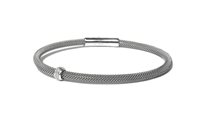 Bracciale Borsari gioielli Uomo Damantik in Argento Diamante BR-DAM01BRB/S